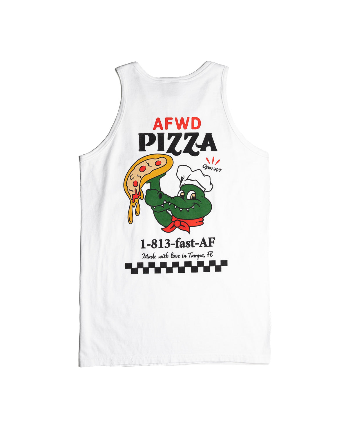 AFWD Pizza Tank - White